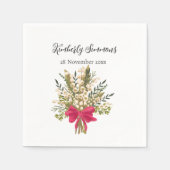 Lily of the Valley Bouquet Serviette (Vorderseite)