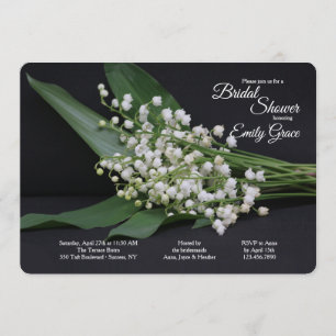 Lily of the Valley Bridal Dusche Einladung
