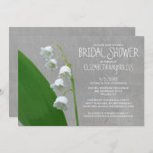 Lily of the Valley Bridal Shower Einladungen (Vorne/Hinten)
