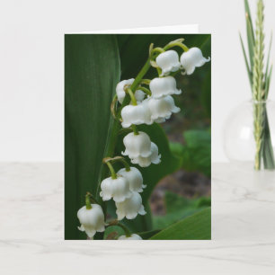 Lily-of-the-Valley Card Karte