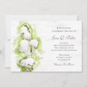 Lily of the Valley Celebration of Life Memorial Einladung (Vorderseite)