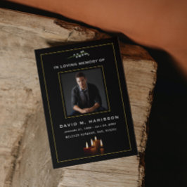 Lily of the Valley Custom Foto Beerdigung Beileid