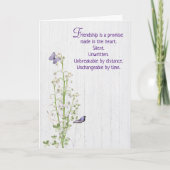 Lily of the Valley Danke für den Freund Karte (Vorderseite)