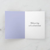 Lily of the Valley Danke für den Freund Karte (Innenseite)