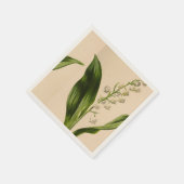 Lily of the Valley Ecru Napkins Serviette (Ecke)