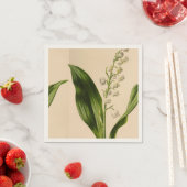 Lily of the Valley Ecru Napkins Serviette (Beispiel)