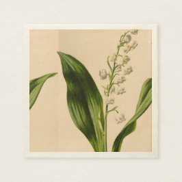 Lily of the Valley Ecru Napkins Serviette