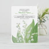 Lily of the Valley Einladung (Stehend Vorderseite)
