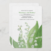 Lily of the Valley Einladung (Vorne/Hinten)