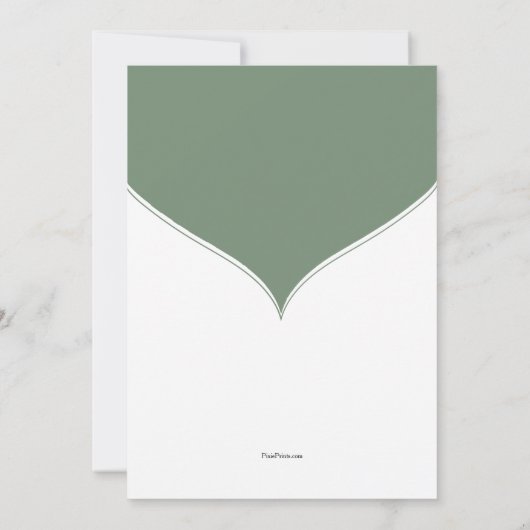 Lily of the Valley Einladung (Rückseite)