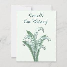 Lily of the Valley Einladung