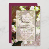 Lily of the Valley ~ Einladung Hochzeitskollektion (Vorne/Hinten)