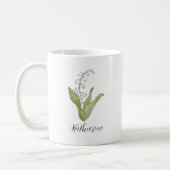 Lily of the Valley Elegant Personalisiert Kaffeetasse (Links)