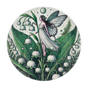 Lily of the Valley Fairy Illustration Spring Schneidebrett