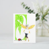 Lily of the Valley Fairy Postkarte (Stehend Vorderseite)
