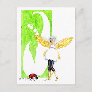 Lily of the Valley Fairy Postkarte
