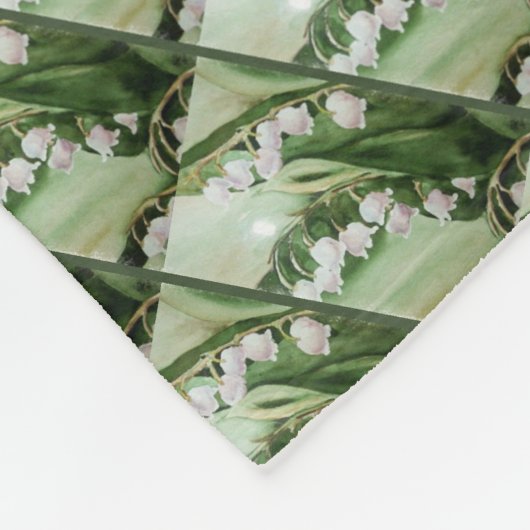 LILY OF THE VALLEY FLEECEDECKE (Ecke)