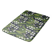 Lily of the Valley Floral Bath Mat Badematte (Schrägansicht)