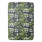 Lily of the Valley Floral Bath Mat Badematte (Vorderseite Vertikal)