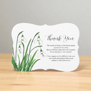 Lily of the Valley Floral Beerdigung Tod Vielen Da Einladung