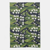Lily of the Valley Floral Botanical Kitchen Handtu Geschirrtuch (Vertikal)