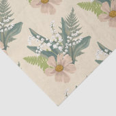 Lily of the Valley Floral Garden Seidenpapier (Detail)