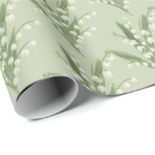 Lily of the Valley Floral Geschenkpapier (Rolleneckpunkt)