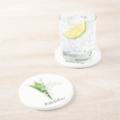 Lily of the Valley Floral Getränkeuntersetzer (Seite)