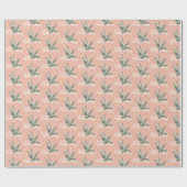 Lily of the Valley Floral Happy Mother Day Geschenkpapier (Flach)