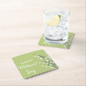 Lily of the Valley Floral Happy Mütter Day Untersetzer (Vor Ort)