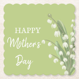 Lily of the Valley Floral Happy Mütter Day Untersetzer