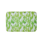 Lily of the Valley Floral Pattern Badematte (Vorderseite)
