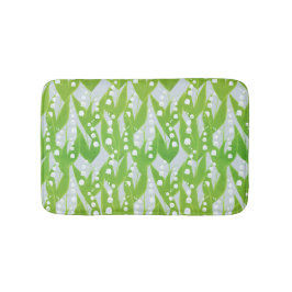 Lily of the Valley Floral Pattern Badematte