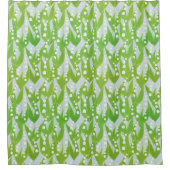 Lily of the Valley Floral Pattern Duschvorhang (Vorderseite)