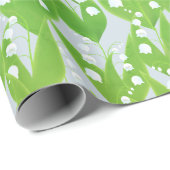Lily of the Valley Floral Pattern Geschenkpapier (Rolleneckpunkt)