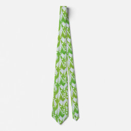 Lily of the Valley Floral Pattern Krawatte