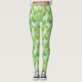 Lily of the Valley Floral Pattern Leggings