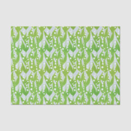 Lily of the Valley Floral Pattern Seidenpapier