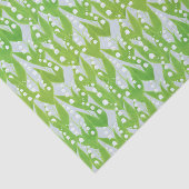 Lily of the Valley Floral Pattern Seidenpapier (Ausschnitt)
