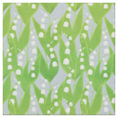 Lily of the Valley Floral Pattern Stoff (Nahaufnahme)