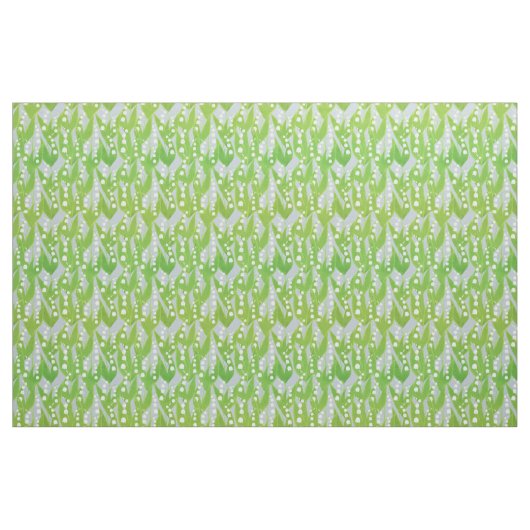 Lily of the Valley Floral Pattern Stoff (Fat Quarter (45,7 x 55,9 cm))