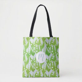 Lily of the Valley Floral Pattern Tasche