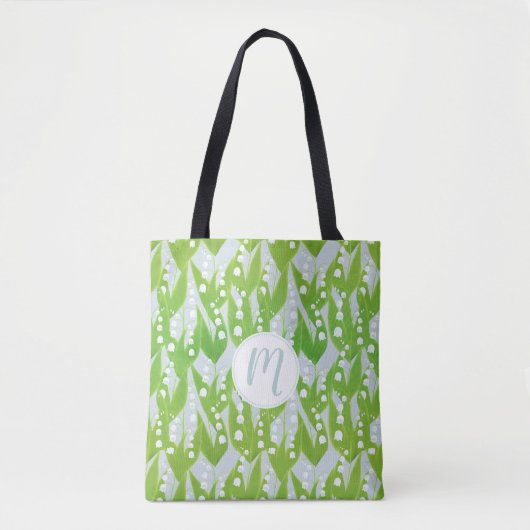 Lily of the Valley Floral Pattern Tasche (Vorderseite)