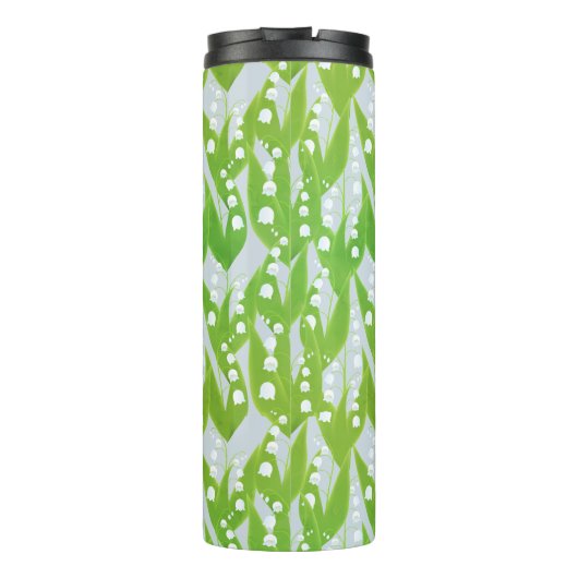 Lily of the Valley Floral Pattern Thermosbecher (Rückseite)