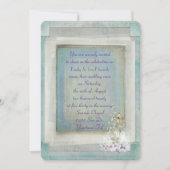 Lily of the Valley for Vow Renewal Einladung (Vorderseite)