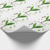 Lily of the Valley Geschenkpapier (Ecke)