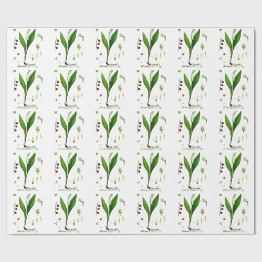 Lily of the Valley Geschenkpapier (Flach)