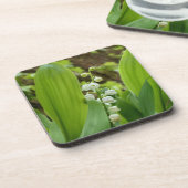 Lily of the Valley Getränkeuntersetzer (Linke Seite)