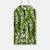 Lily of the Valley Greenery Wedding Vielen Dank Geschenkanhänger (Rückseite)