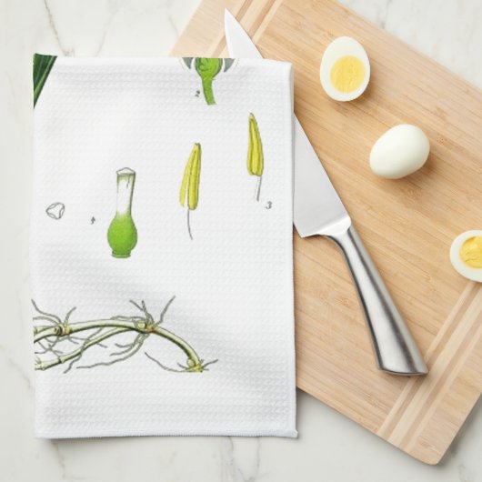 Lily of the Valley Handtuch (Viertel Falte)